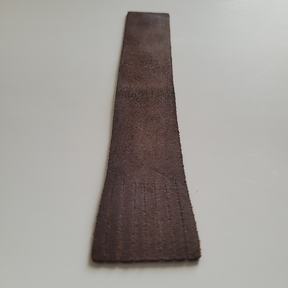 Vintage University Notre Dame‎ Bookmark Leather Fringe Black Gold Embossed - Picture 16 of 16